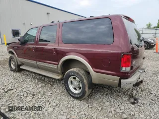 2001 Ford Excursion Limited с VIN 1FMNU43SX1EA00618, выставлен на аукционе Copart как лот 59807255 с пробегом 210 811 миль миль и Чистый • Clean title. История ставок и продаж доступна на DreamBid. Изображение 2.