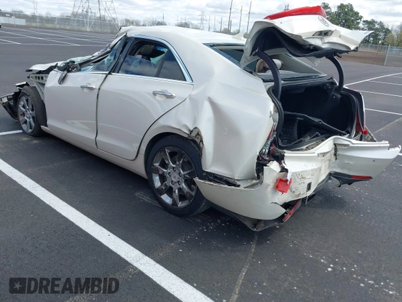2013 Cadillac ATS Performance with VIN 1G6AC5S32D0145128, listed as a IAAI auction lot 41828380 with 117,321 mi miles and . Bid and sale history available at carsss.com. Image 3.