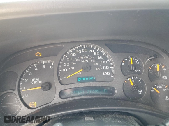 2004 Chevrolet Tahoe LT with VIN 1GNEC13Z14R191384, listed as a Copart auction lot 51371855 with 213,802 mi miles and Salvage title. Bid and sale history available at DreamBid. Image 9.
