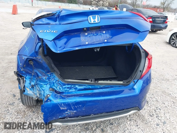 2020 Honda Civic LX with VIN 2HGFC2F69LH550744, listed as a IAAI auction lot 42079594 with 34,724 mi miles and . Bid and sale history available at DreamBid. Image 6.