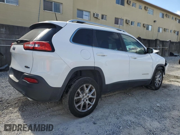 2018 Jeep Cherokee Latitude with VIN 1C4PJLCXXJD551696, listed as a Copart auction lot 87802645 with Not provided miles and Salvage title. Bid and sale history available at DreamBid. Image 3.