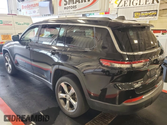 2021 Jeep Grand Cherokee Limited z VIN 1C4RJKBG2M8127060, wystawiony jako IAAI lot #42737687 z przebiegiem 90 586 mil mil oraz . Historia ofert i sprzedaży dostępna na DreamBid. Obrazek 2.