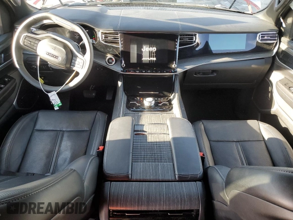 2023 Jeep Wagoneer Series II Carbide with VIN 1C4SJVBP3PS526909, listed as a Copart auction lot 74382694 with 21,949 mi miles and Salvage title. Bid and sale history available at DreamBid. Image 8.