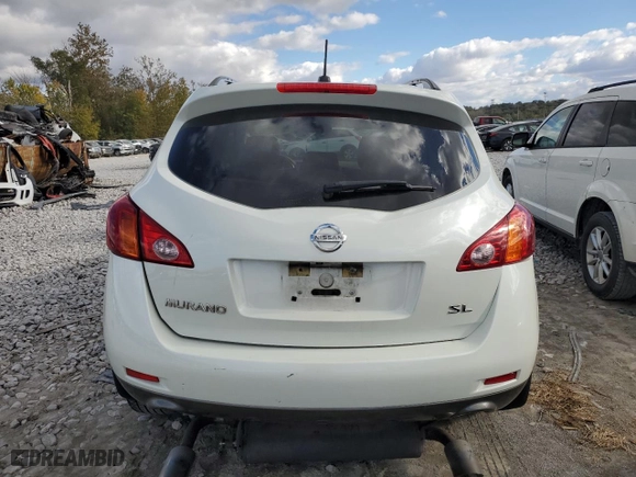 2010 Nissan Murano S with VIN JN8AZ1MU7AW019645, listed as a Copart auction lot 41592235 with 211,586 mi miles and Non Repairable. Bid and sale history available at carsss.com. Image 6.