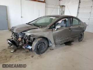 2007 Honda Civic Sdn LX with VIN 1HGFA16597L062006, listed as a Copart auction lot 46474035 with 176,679 mi miles and Salvage Title. Bid and sale history available at carsss.com. Image 1.
