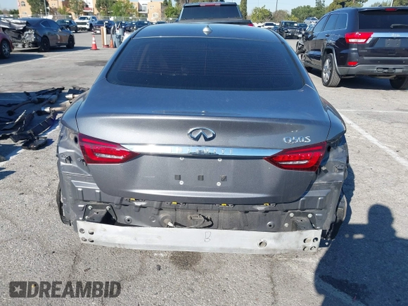 2018 Infiniti Q50 3.0t LUXE with VIN JN1EV7AP3JM359156, listed as a IAAI auction lot 41760541 with 1 mi miles. Bid and sale history available at carsss.com. Image 17.