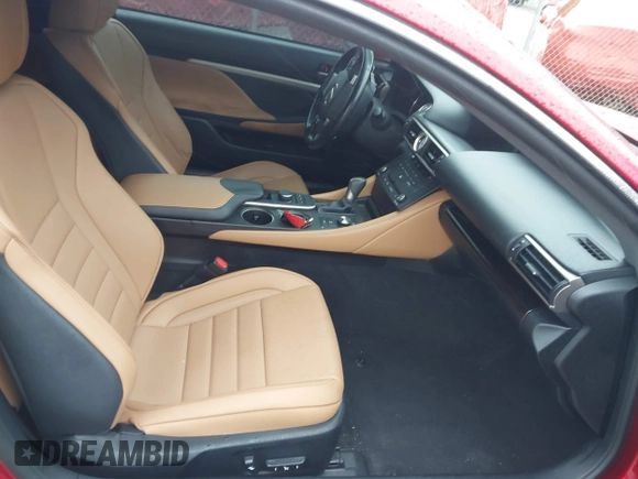 2016 Lexus RC 200t F Sport with VIN JTHHA5BC0G5002928, listed as a IAAI auction lot 41306766 with 114,811 mi miles and . Bid and sale history available at DreamBid. Image 5.
