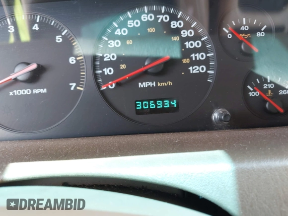 2000 Jeep Grand Cherokee Laredo with VIN 1J4G258S4YC381030, listed as a IAAI auction lot 42541918 with 306,934 mi miles and . Bid and sale history available at DreamBid. Image 7.