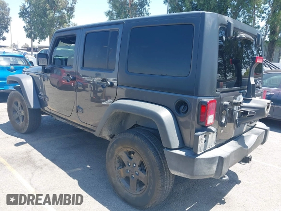 2017 Jeep Wrangler Unlimited Sport with VIN 1C4BJWDG7HL510100, listed as a IAAI auction lot 42451092 with 145,419 mi miles and . Bid and sale history available at DreamBid. Image 3.