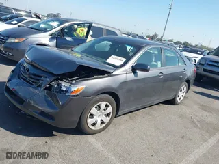 2007 Toyota Camry CE with VIN JTNBE46K273074924, listed as a IAAI auction lot 41598508 with 85,469 mi miles. Bid and sale history available at carsss.com. Image 2.
