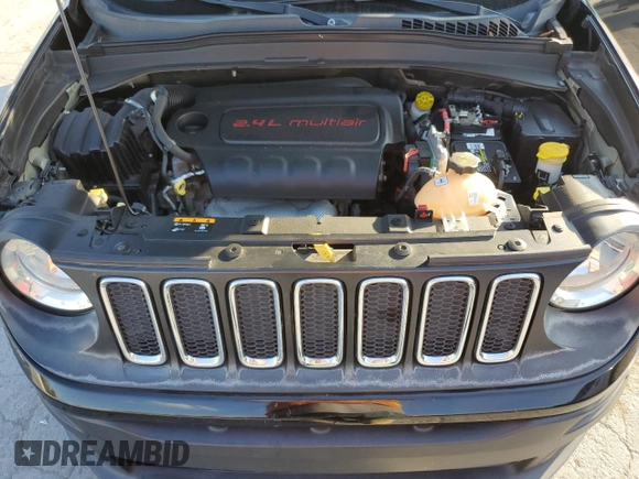 2017 Jeep Renegade Sport with VIN ZACCJAAB2HPF38883, listed as a Copart auction lot 77474204 with 120,687 mi miles and Salvage title. Bid and sale history available at DreamBid. Image 13.