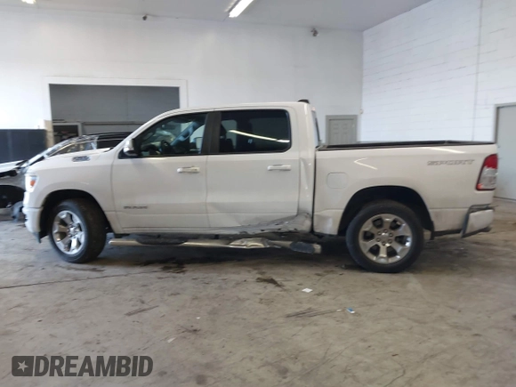 2021 Ram 1500 Big Horn with VIN 1C6SRFFTXMN780608, listed as a IAAI auction lot 41342815 with 70,406 mi miles and . Bid and sale history available at DreamBid. Image 14.