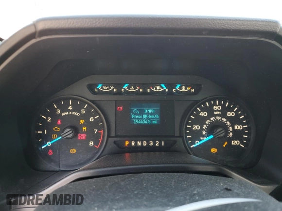2016 Ford F-150 XL with VIN 1FTMF1C88GKE51330, listed as a Copart auction lot 50864255 with 194,434 mi miles and Clean Title. Bid and sale history available at carsss.com. Image 9.
