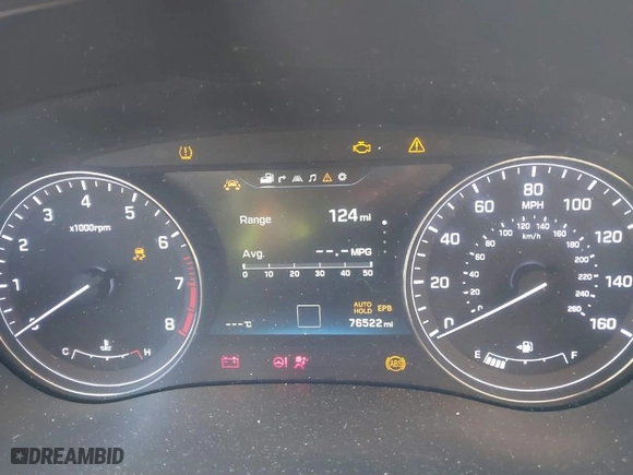 2017 Genesis G80 5.0L Ultimate with VIN KMHGN4JF9HU178161, listed as a IAAI auction lot 41347795 with 76,522 mi miles. Bid and sale history available at carsss.com. Image 7.