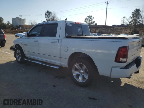 2016 Ram 1500 Sport with VIN 1C6RR6MT8GS414749, listed as a Copart auction lot 87182404 with 50,788 mi miles and Salvage Title. Bid and sale history available at carsss.com. Image 2.