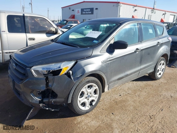 2017 Ford Escape S with VIN 1FMCU0F7XHUA93552, listed as a IAAI auction lot 41456973 with 214,856 mi miles. Bid and sale history available at carsss.com. Image 2.