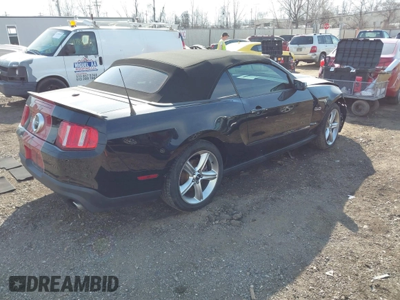 2011 Ford Mustang GT with VIN 1ZVBP8FF4B5116951, listed as a IAAI auction lot 41790686 with 62,880 mi miles and . Bid and sale history available at DreamBid. Image 4.