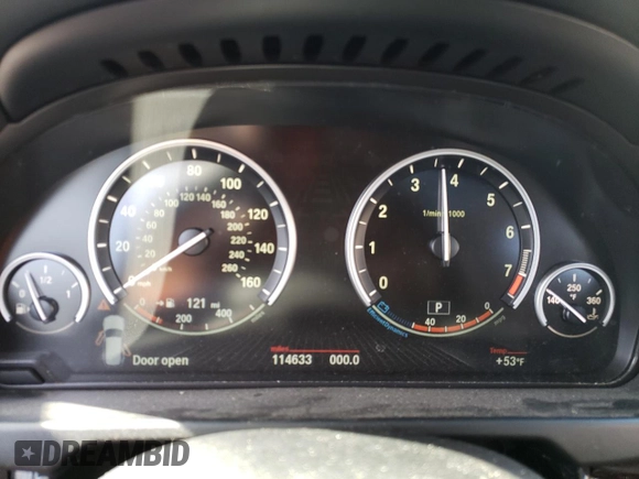 2016 BMW X5 xDrive35i with VIN 5UXKR0C52G0P26523, listed as a Copart auction lot 50589885 with 114,633 mi miles and Salvage Title. Bid and sale history available at carsss.com. Image 9.