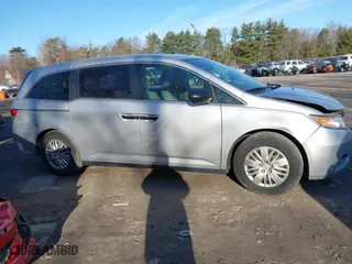 2014 Honda Odyssey LX with VIN 5FNRL5H24EB001131, listed as a IAAI auction lot 41753911 with 238,080 mi miles. Bid and sale history available at carsss.com. Image 13.