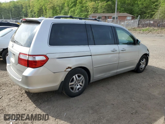 2006 Honda Odyssey EX-L with VIN 5FNRL38776B036795, listed as a Copart auction lot 53665215 with 0 mi miles and Salvage Title. Bid and sale history available at carsss.com. Image 3.