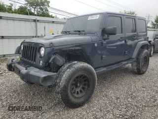 2018 Jeep Wrangler Unlimited Sahara with VIN 1C4HJWEG8JL887713, listed as a Copart auction lot 57844115 with 65,916 mi miles and Salvage title. Bid and sale history available at DreamBid. Image 1.