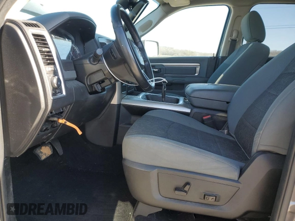 2018 Ram 1500 Lone Star Silver with VIN 1C6RR6LM2JS225662, listed as a Copart auction lot 88534335 with 78,842 mi miles and Salvage title. Bid and sale history available at DreamBid. Image 7.