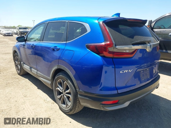 2021 Honda CR-V EX with VIN 7FARW1H58ME002201, listed as a IAAI auction lot 41839566 with 29,187 mi miles. Bid and sale history available at carsss.com. Image 3.