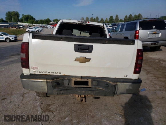 2007 Chevrolet Silverado 1500 Work Truck with VIN 2GCEK19C271693882, listed as a Copart auction lot 59260514 with 195,746 mi miles and Salvage Title. Bid and sale history available at carsss.com. Image 6.