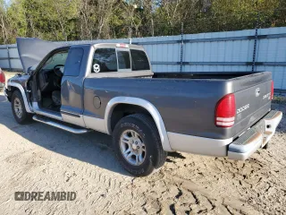 2004 Dodge Dakota SLT with VIN 1D7GL42KX4S597346, listed as a Copart auction lot 52591965 with 116,280 mi miles and Salvage Title. Bid and sale history available at carsss.com. Image 2.