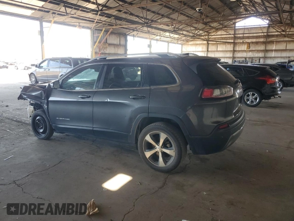 2020 Jeep Cherokee Limited with VIN 1C4PJLDBXLD587216, listed as a Copart auction lot 62034105 with 118,926 mi miles and Salvage title. Bid and sale history available at DreamBid. Image 2.