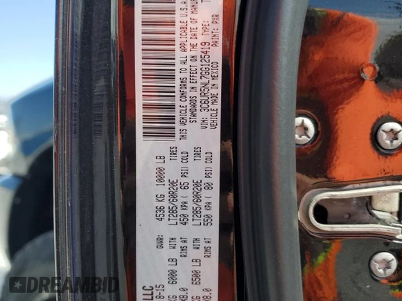 2016 Ram 2500 Laramie z VIN 3C6UR5NL7GG125419, wystawiony jako Copart lot #45638445 z przebiegiem 118 283 mil mil oraz Szkoda całkowita • Salvage title. Historia ofert i sprzedaży dostępna na DreamBid. Obrazek 12.