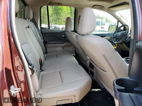2017 Honda Ridgeline RTL-E with VIN 5FPYK3F74HB030612, listed as a Copart auction lot 50840125 with 218,068 mi miles and Salvage title. Bid and sale history available at DreamBid. Image 11.