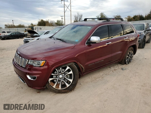 2018 Jeep Grand Cherokee High Altitude with VIN 1C4RJFCM9JC405344, listed as a Copart auction lot 82923474 with 34,212 mi miles and Salvage Title. Bid and sale history available at carsss.com. Image 1.