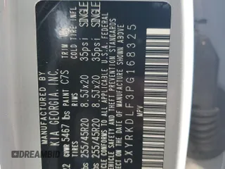 2023 Kia Sorento X-Line SX Prestige z VIN 5XYRKDLF3PG168325, wystawiony jako Copart lot #53758685 z przebiegiem 47 642 mil mil oraz Szkoda całkowita • Salvage title. Historia ofert i sprzedaży dostępna na DreamBid. Obrazek 14.