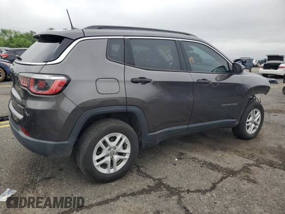2020 Jeep Compass Sport with VIN 3C4NJDABXLT196966, listed as a Copart auction lot 61240865 with 61,148 mi miles and Salvage title. Bid and sale history available at DreamBid. Image 3.