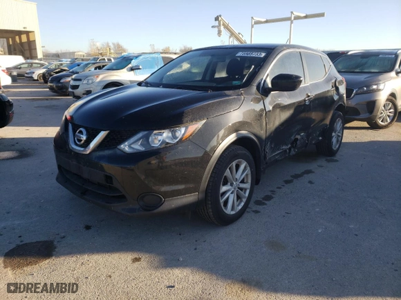 2017 Nissan Rogue Sport SV with VIN JN1BJ1CP0HW013721, listed as a Copart auction lot 75985733 with 108,318 mi miles and Salvage Title. Bid and sale history available at carsss.com. Image 1.