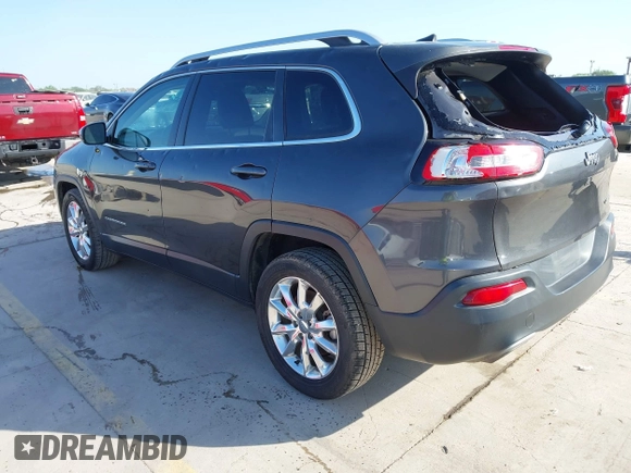 2016 Jeep Cherokee Limited with VIN 1C4PJLDS7GW159825, listed as a IAAI auction lot 41951609 with 102,624 mi miles and . Bid and sale history available at DreamBid. Image 3.