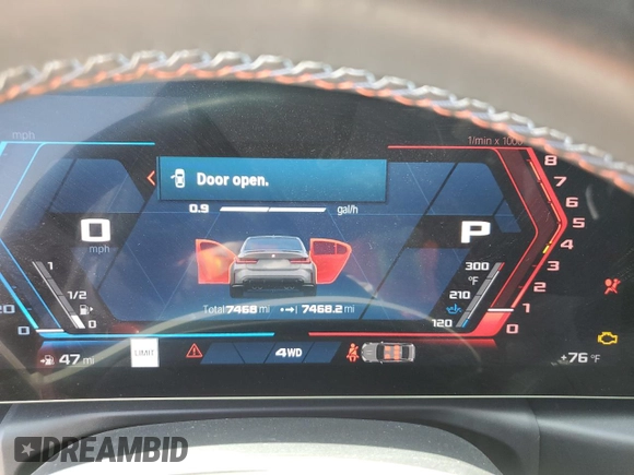 2024 BMW M3 Competition xDrive с VIN WBS43AY02RFS26756, выставлен на аукционе Copart как лот 52377425 с пробегом 7 468 миль миль и Списание • Salvage title. История ставок и продаж доступна на DreamBid. Изображение 9.