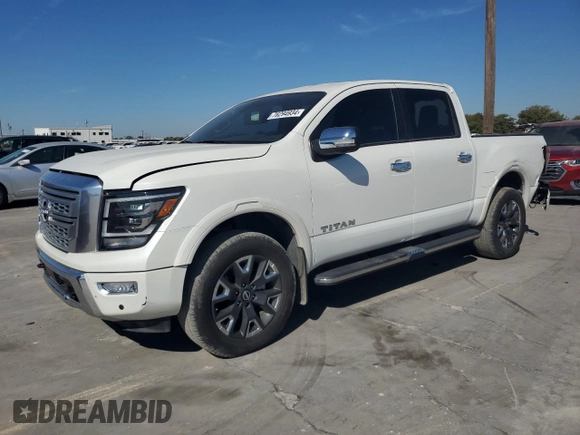 2023 Nissan Titan SV with VIN 1N6AA1ED4PN103838, listed as a Copart auction lot 76294934 with Not provided miles and Clean title. Bid and sale history available at DreamBid. Image 1.