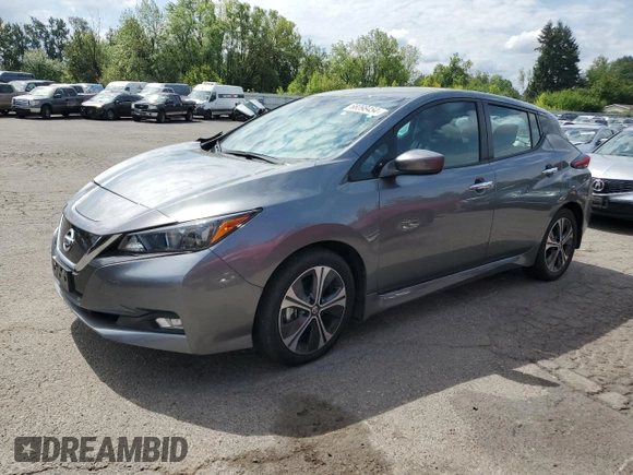 2021 Nissan LEAF SV with VIN 1N4AZ1CV0MC553409, listed as a Copart auction lot 68098454 with 23,080 mi miles and Salvage title. Bid and sale history available at DreamBid. Image 1.