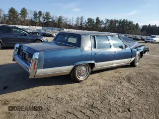 1990 Cadillac Brougham z VIN 1G6DW5476LR725075, wystawiony jako Copart lot #47456955 z przebiegiem Nie podano mil oraz Szkody całkowita. Historia ofert i sprzedaży dostępna na DreamBid. Obrazek 3.