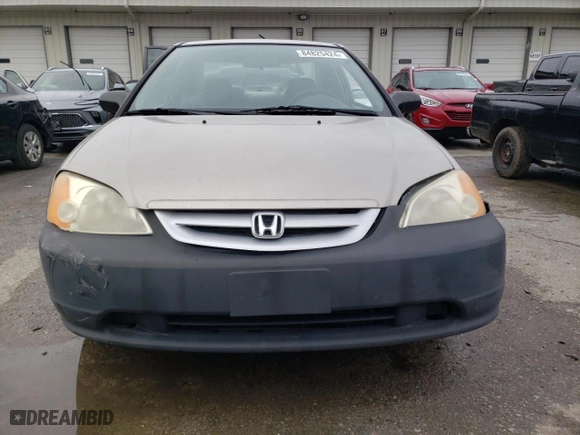 2002 Honda Civic LX with VIN 1HGEM21542L019816, listed as a Copart auction lot 84825424 with 139,051 mi miles and Salvage Title. Bid and sale history available at carsss.com. Image 5.