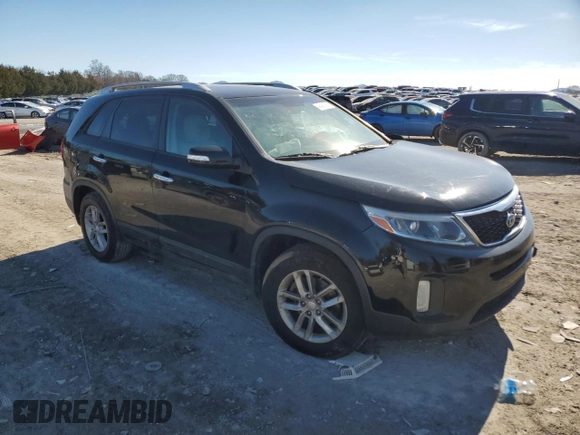 2014 Kia Sorento LX with VIN 5XYKT3A67EG520444, listed as a Copart auction lot 47831785 with 247,037 mi miles and Clean Title. Bid and sale history available at DreamBid. Image 4.