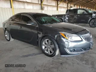 2017 Buick Regal Premium II with VIN 2G4GR5GXXH9136699, listed as a Copart auction lot 81829784 with 53,148 mi miles and Salvage Title. Bid and sale history available at carsss.com. Image 4.