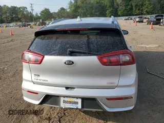 2017 Kia Niro Touring with VIN KNDCE3LCXH5066284, listed as a Copart auction lot 56571654 with 81,702 mi miles and Salvage Title. Bid and sale history available at carsss.com. Image 6.