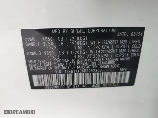 2024 Subaru Outback with VIN 4S4BTAAC6R3292307, listed as a Copart auction lot 71469764 with 3,126 mi miles and Salvage Title. Bid and sale history available at carsss.com. Image 13.