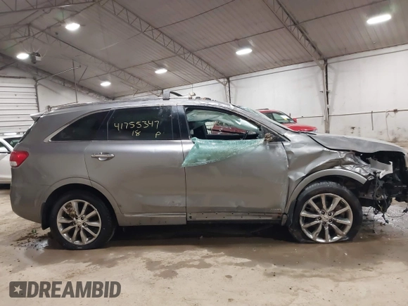 2018 Kia Sorento SX with VIN 5XYPKDA54JG390445, listed as a IAAI auction lot 41755347 with 147,691 mi miles and . Bid and sale history available at carsss.com. Image 14.