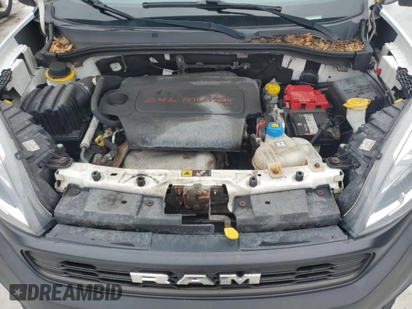 2019 Ram ProMaster City Cargo Tradesman z VIN ZFBHRFAB4K6N48548, wystawiony jako Copart lot #47012605 z przebiegiem 96 254 mil mil oraz Szkoda całkowita • Salvage title. Historia ofert i sprzedaży dostępna na DreamBid. Obrazek 12.
