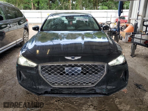 2020 Genesis G70 2.0T with VIN KMTG34LA2LU047675, listed as a Copart auction lot 59185575 with 117,385 mi miles and Non repairable. Bid and sale history available at DreamBid. Image 5.