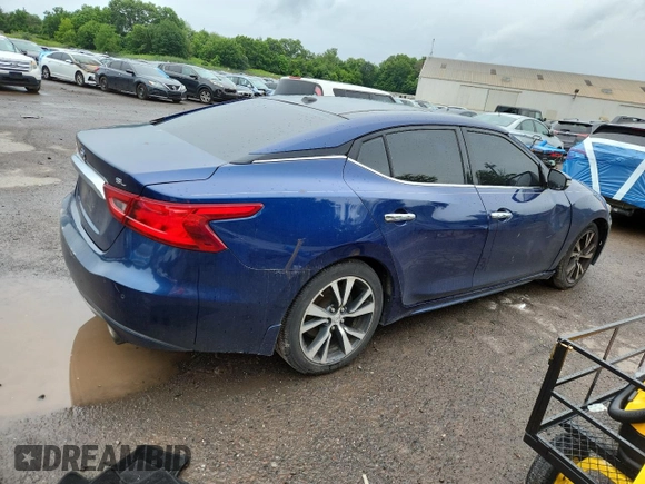 2017 Nissan Maxima S with VIN 1N4AA6AP7HC442810, listed as a Copart auction lot 61164225 with 279,380 mi miles and Salvage title. Bid and sale history available at DreamBid. Image 3.